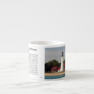 Taza De Espresso Fort Gratiot Lighthouse historia espresso mug