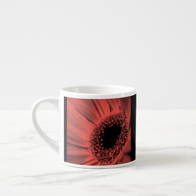 Taza De Espresso Foto, macro (Izquierda)