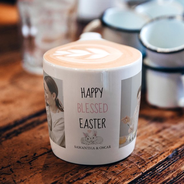Taza De Espresso Foto moderna de dos | Feliz Pascua Bendecida | Bun (Subido por el creador)