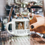 Taza De Espresso Foto moderna del collage y el mejor regalo de papá<br><div class="desc">Modern Collage Photo & Grey Best Dad Ever Gift es una idea de regalo única y reflexiva para cualquier padre que ame la fotografía y aprecie los regalos personalizados. En general, este regalo es una manera perfecta de celebrar el Día del Padre, los cumpleaños o cualquier otra ocasión especial para...</div>