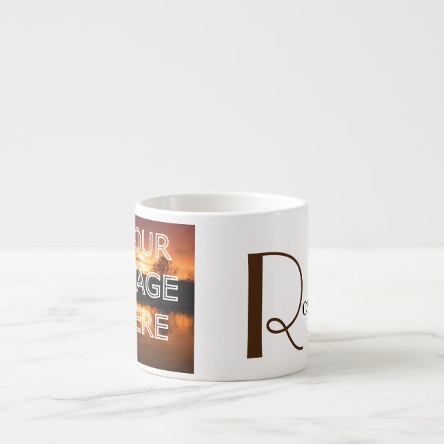 Taza De Espresso Foto personalizada (Frente)