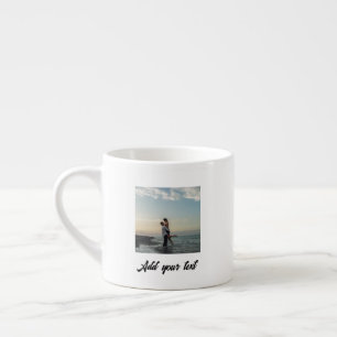 Taza De Espresso foto personalizada Boda