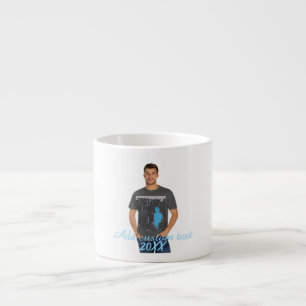 Taza De Espresso Foto vertical completa - Texto personalizado de es