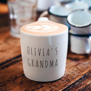 Taza De Espresso Foto y nombre del personalizado para regalo de la 