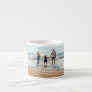 Taza De Espresso Foto y texto Personalizado - Único su propio dise