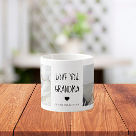 Taza De Espresso Fotografía de colección moderna Ama a tu abuela Me