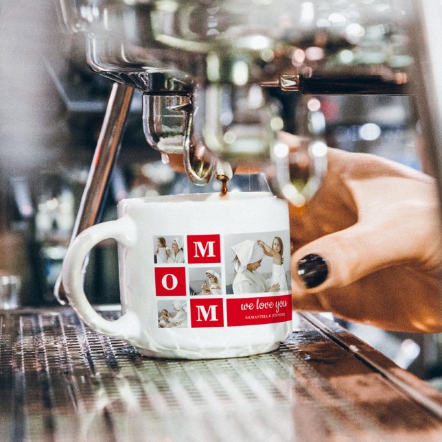 Taza De Espresso Fotografía de Collage moderna de la mejor mamá de  (Subido por el creador)