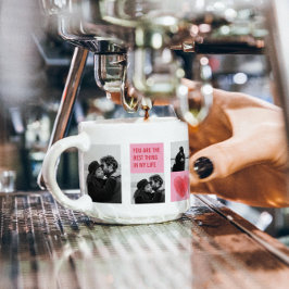 Taza De Espresso Fotografía de la pareja de compañeros de clase | C