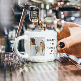 Taza De Espresso Fotografía del Collage | Mi abuelo es mi regalo de