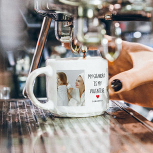 Taza De Espresso Fotografía del Collage   Mi abuelo es mi regalo de