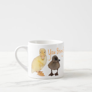 Taza De Espresso Fotografías amarillas y grises adorables del