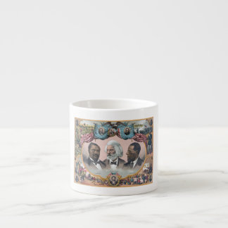 Taza De Espresso Fr3d3rick Bailey Douglass con negro abolicionista