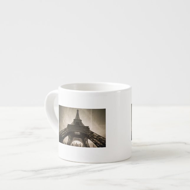 Taza De Espresso Francia, París, torre Eiffel (Izquierda)