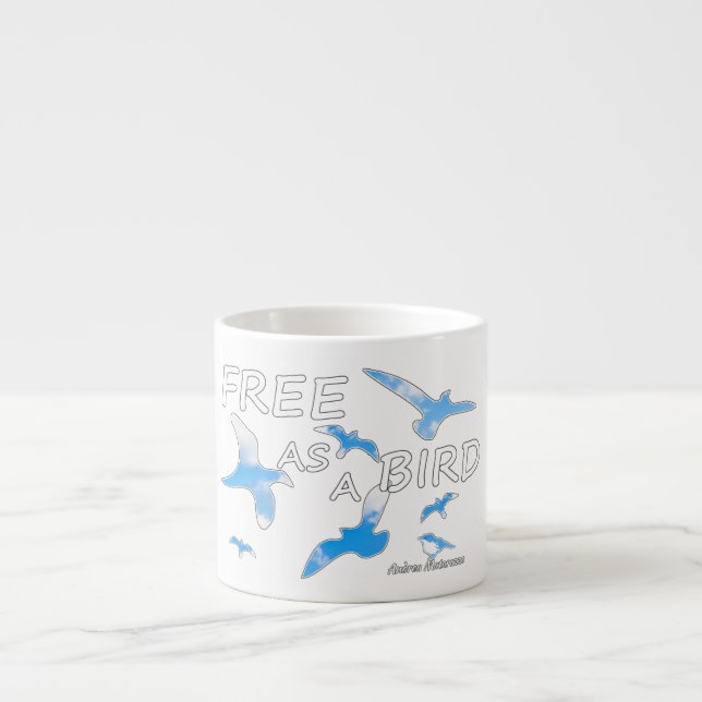 Taza De Espresso Free as Bird 2 Espresso Cup (Frente)