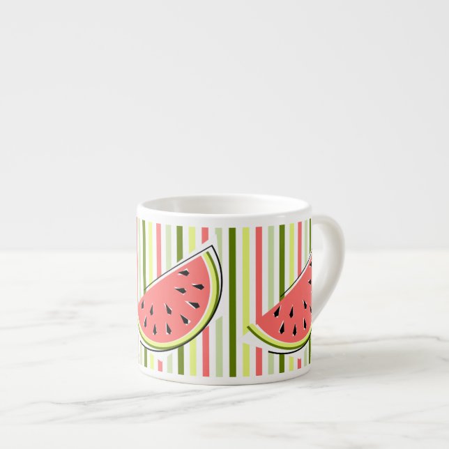 Taza De Espresso Fresa de Sandía Delgado (Derecha)