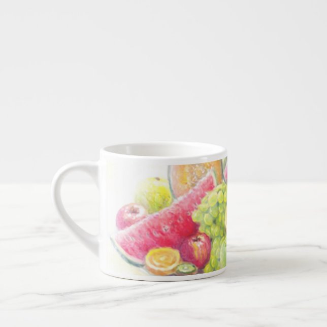 Taza De Espresso Frutas felices (Izquierda)