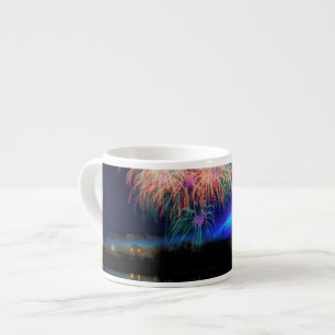 Taza De Espresso Fuegos artificiales