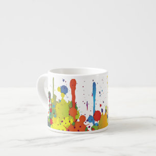 Taza De Espresso FUNNY COLOR SPLASH II + tu trasero. e ideas