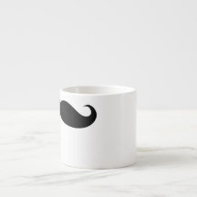 Funny Face Mustache Mug