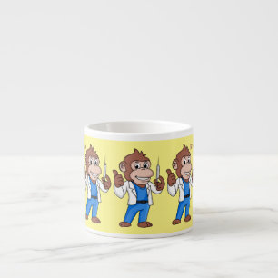 Taza De Espresso Funny orangutan ape personalizado médica