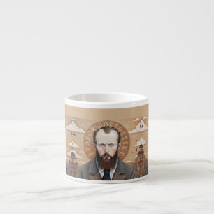Taza De Espresso Fyodor Dostoevsky, retrato de Saint Dostoyevsky