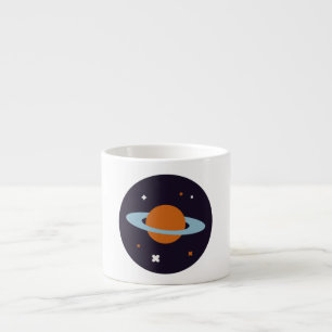 Taza De Espresso Galaxia estrella del universo de la órbita planeta