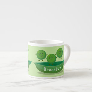 Taza De Espresso Garzas saltantes en ilustracion de personalizado d