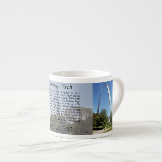 Taza de espresso Gateway Arch (Derecha)
