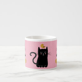 Taza De Espresso Gatitos Adorables