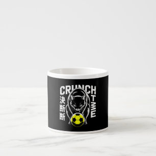 Taza De Espresso Gato de fútbol motivacional - Regalo para amante d
