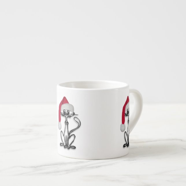 Taza De Espresso Gato de Santa Kitty (Derecha)