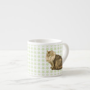 Taza De Espresso Gato forestal noruego