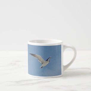 Taza De Espresso Gaviota marina en espresso de vuelo