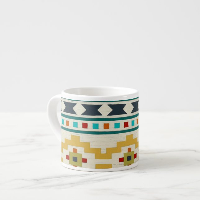 Taza De Espresso Geometría del Suroeste III (Izquierda)