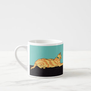 Taza De Espresso Ginger Strike Cat