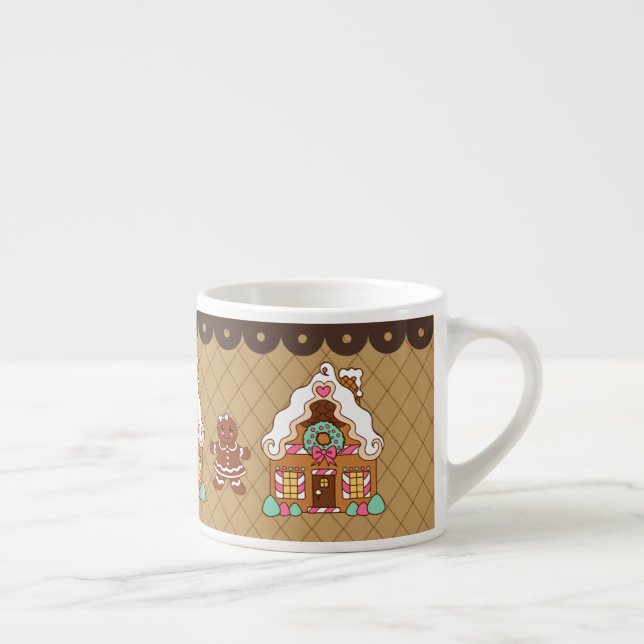 Taza De Espresso Gingerbread House Mug (Derecha)