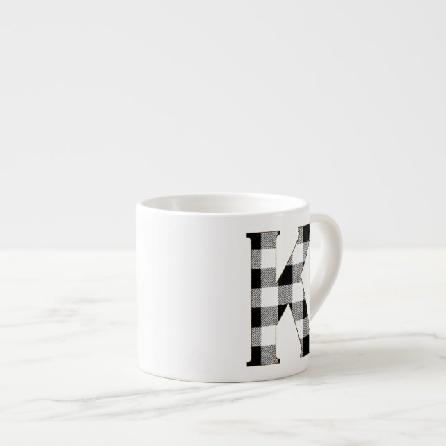 Taza De Espresso Gingham Check K (Derecha)