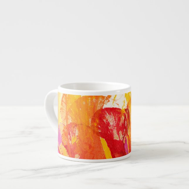Taza De Espresso Gloria en rosa (Izquierda)