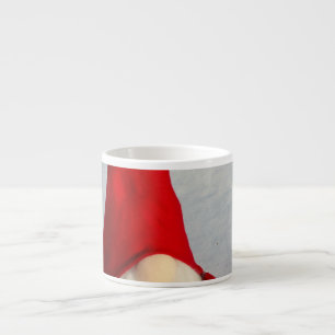 Taza De Espresso Gnomo escandinavo del navidad