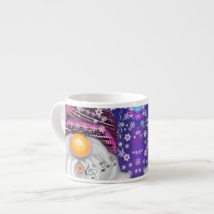 Taza de espresso Gnomos de Navidad