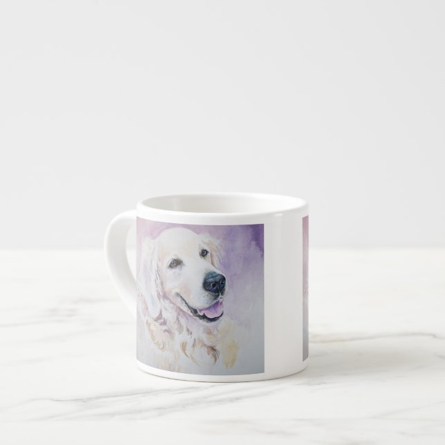 Taza De Espresso Golden retriever (Izquierda)