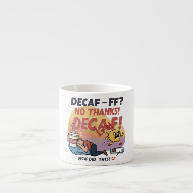 Taza De Espresso Gracioso café Lover Espresso Mug (Frente)