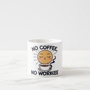 Taza De Espresso Gracioso Espresso Mug para los amantes de la cafeí