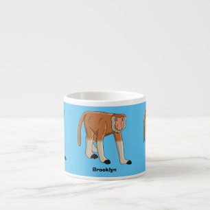 Taza De Espresso Gracioso proboscito personalizado ilustracion