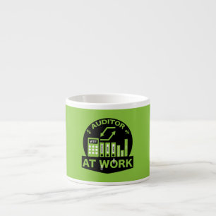 Taza De Espresso Gracioso regalo de auditor certificado