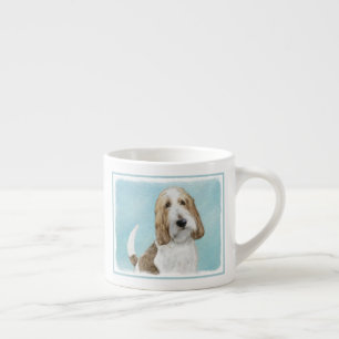 Taza De Espresso Gran Basset Griffon Vendeen - Arte Perro Original