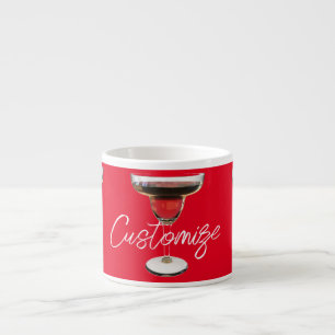 Taza De Espresso Gran bebida de cóctel Margarita Roja Thunder_Cove