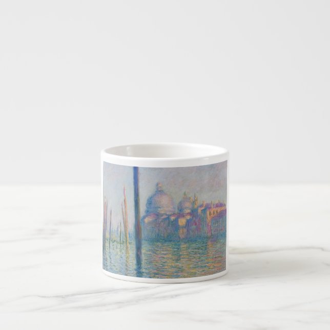Taza De Espresso Gran Canal Monet Venecia Italia Pintura clásica (Frente)