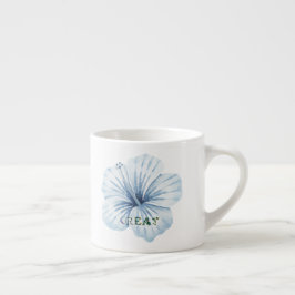 Taza De Espresso Gran flor