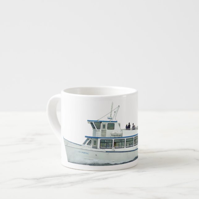Taza De Espresso Gran Portal barco espresso mug (Izquierda)